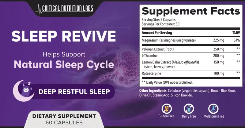 sleep revive  ingredients